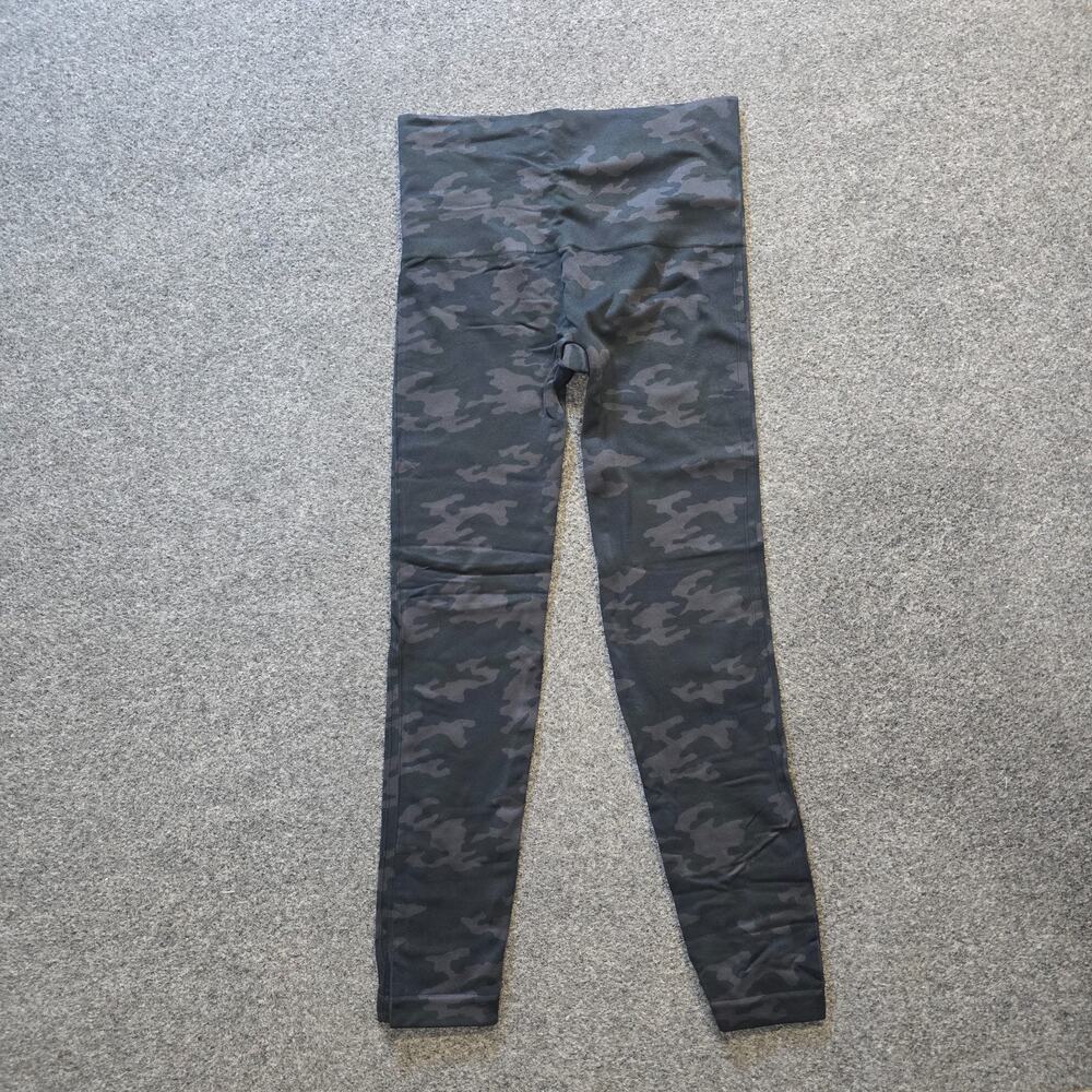 Spanx Pants Womens XL Black Camo Look At Me Now Seamless Slimming Compression